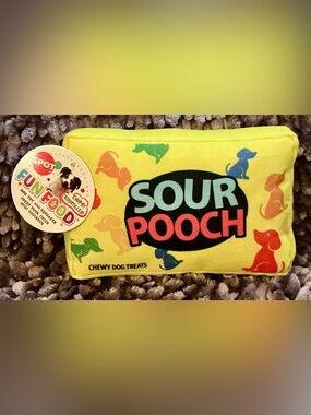 Sour Pooch Yellow Chewy Dog Toy